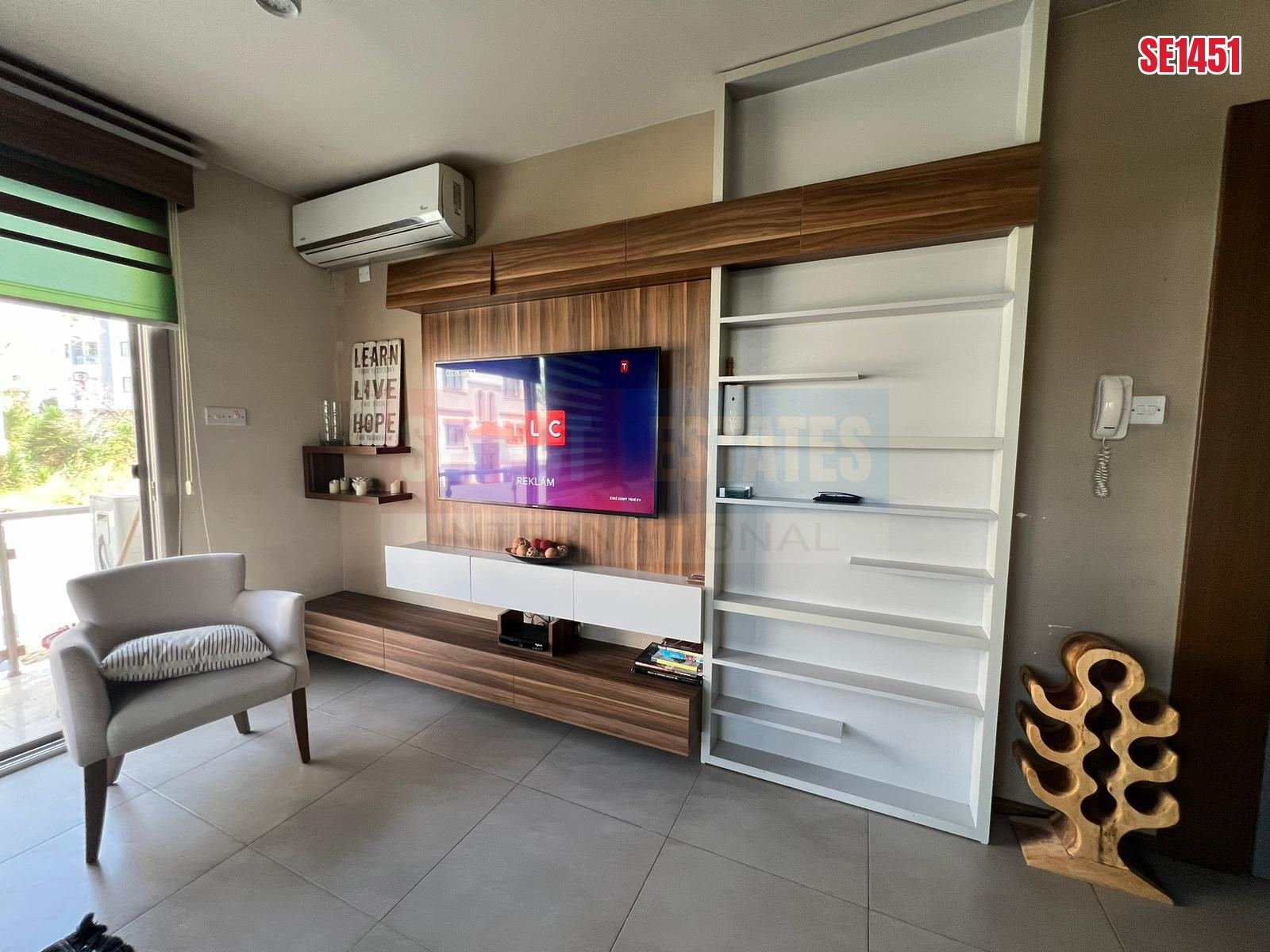 Furnished 2+1 Apartment Kyrenia Center, North Cyprus Properties for Rent