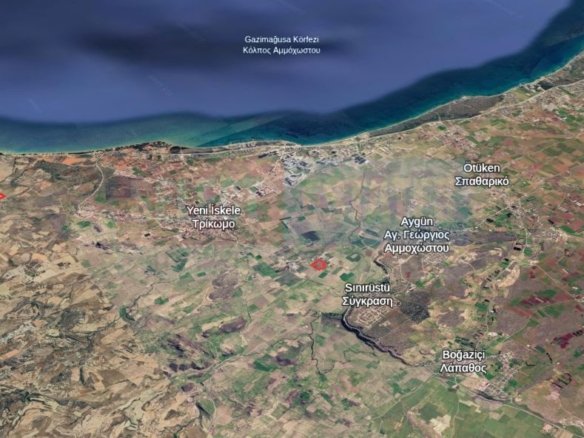 Sea View Land, Sınırüstü, Iskele, North Cyprus Properties for Sale