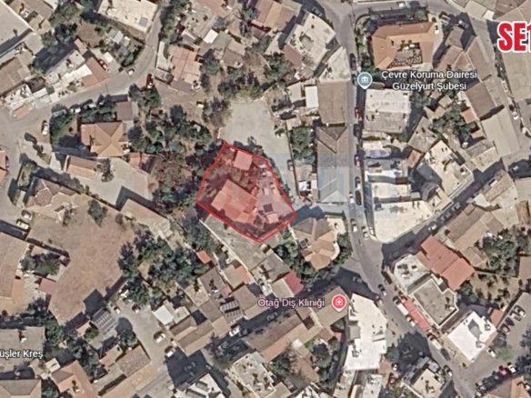 Commercial Residential Plot Güzelyurt Center, North Cyprus Properties for Sale