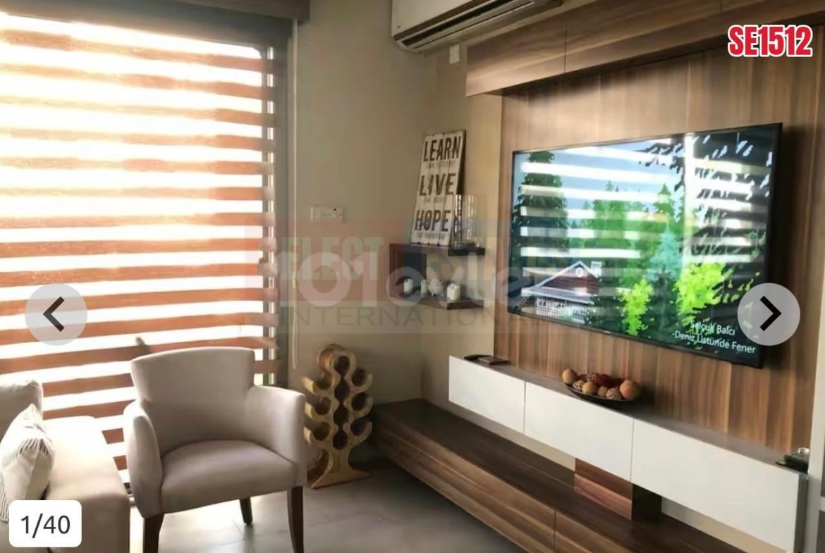 Furnished 2-Bedroom Apartment, Kyrenia, North Cyprus Properties for Sale