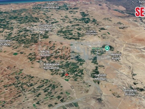 Large Plot, Zümrütköy, Güzelyurt, North Cyprus Properties for Sale