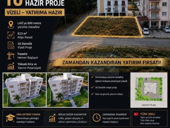 Beachfront Land, Gemikonağı, Lefke, North Cyprus Properties for Sale