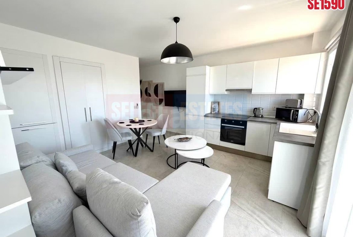 Beachfront Studio Apartment, Bafra, North Cyprus Properties for Sale
