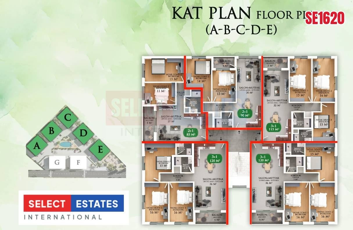 Newly Built Apartment, Gazimagusa, North Cyprus Properties for Sale